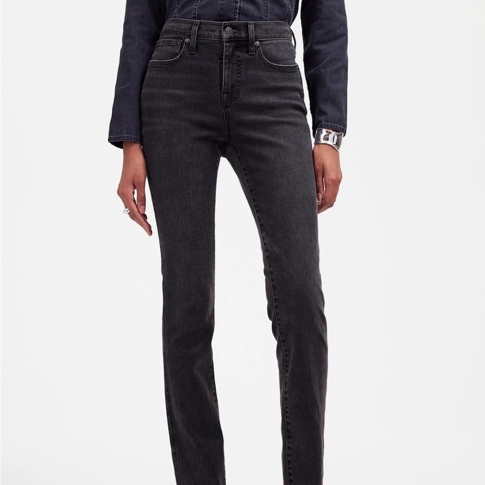 Madewell Black Stovepipe Jeans